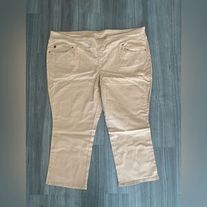 Belle by Kim Gravel TripleLuxe Twill Ankle Pant - Size 32W , New